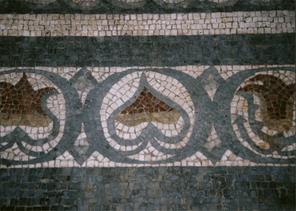 Section of the Blackfriars Tessellated Roman Pavement, Leicester.